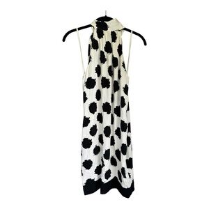 Diane Von Furstenberg Silk Lycra Tie Neck Dress Size 6